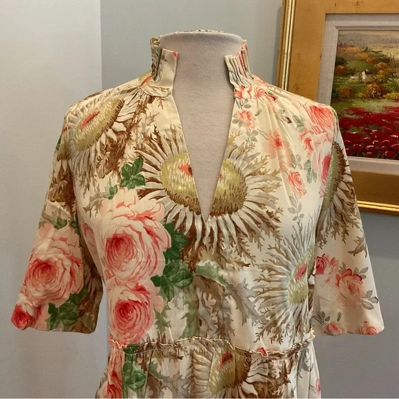 Tuckernuckβ Sun Faded Floral Crawford Dress XL NWT - Picture 3 of 11